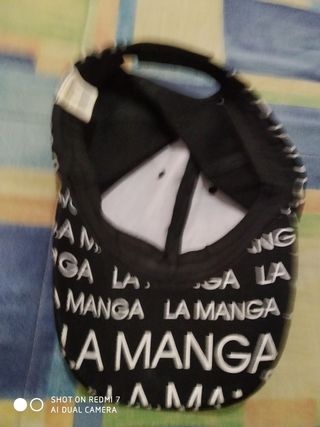 Gorra La Manga - Negra y Blanca