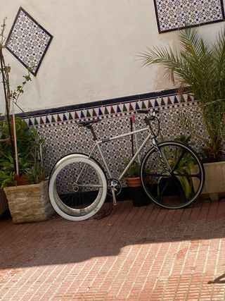 Bicicleta Fixie Gris