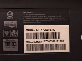 Monitor Philips 170S - argento