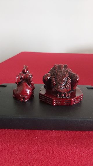 2 Portafortuna: Elefante e Rana