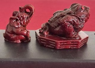 2 Portafortuna: Elefante e Rana