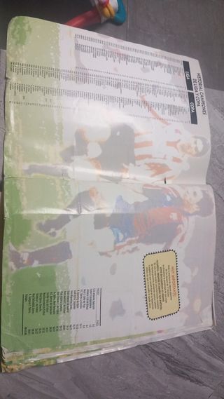 Álbum fútbol antiguo  94-95