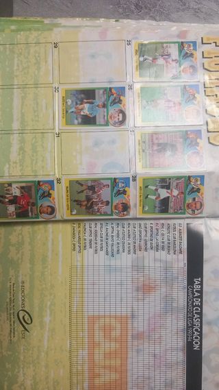 Álbum fútbol antiguo  94-95