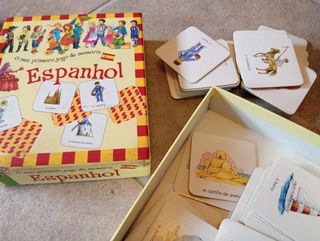 Jogo Memória Espanhol - Infantil