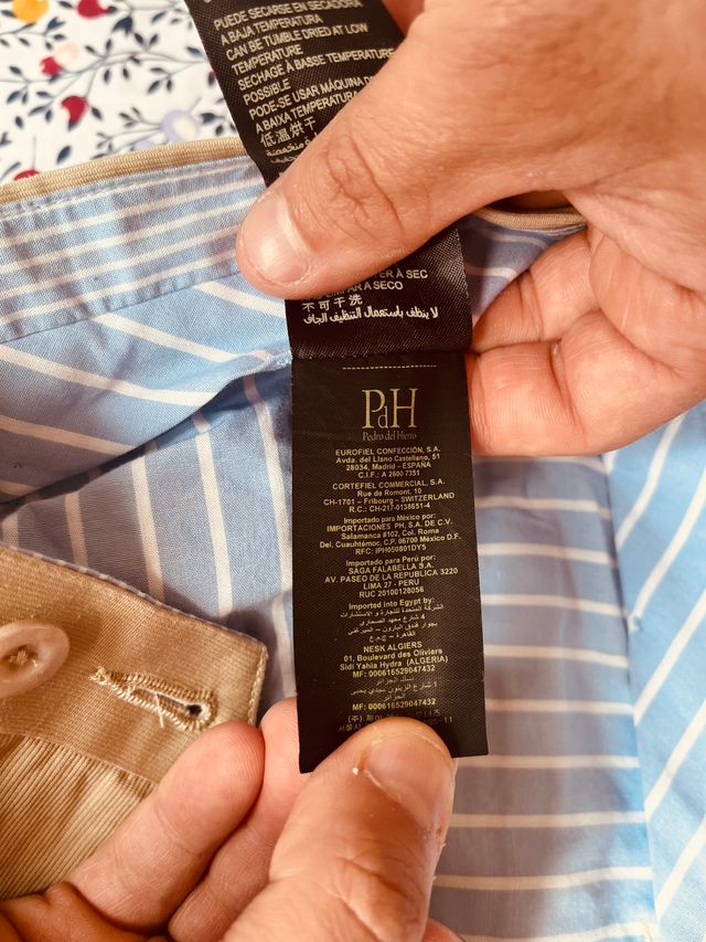 Pantalón beige Pedro del Hierro hombre