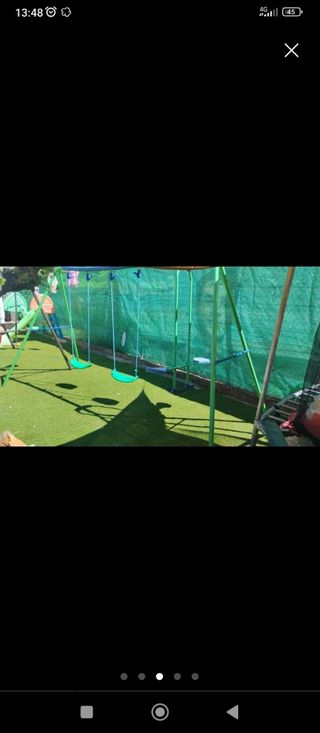 Columpio infantil 4 plazas