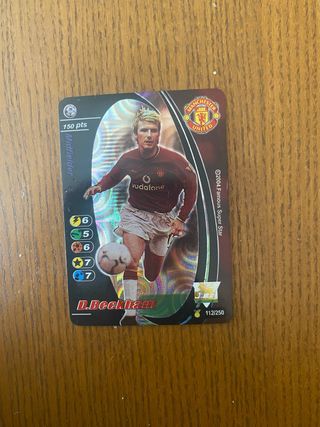 Cromo David Beckham - Famous Superstar