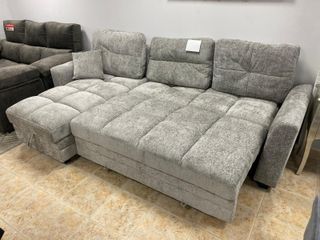 SOFA VIRAL-cama gris - sofá estilo rústico