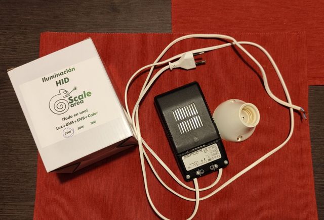 Squadra illuminazione terrario HID 50W