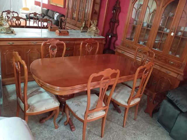 Mesa comedor clásica madera