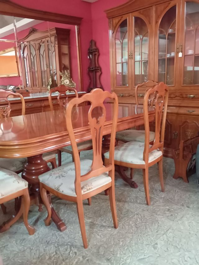 Mesa comedor clásica madera