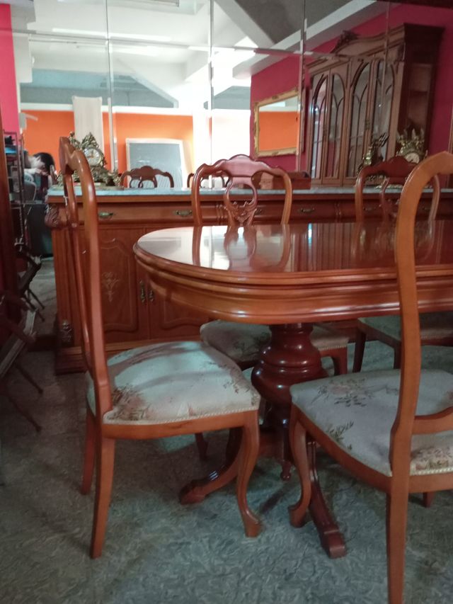 Mesa comedor clásica madera
