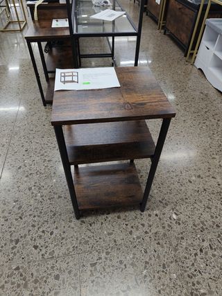 Mesa auxiliar 3 estantes