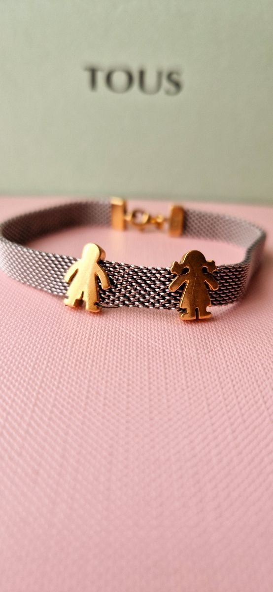 Pulsera Tous niña acero-oro