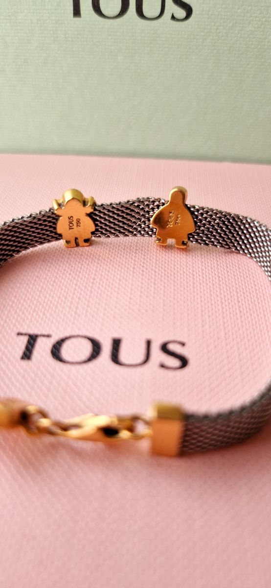Pulsera Tous niña acero-oro