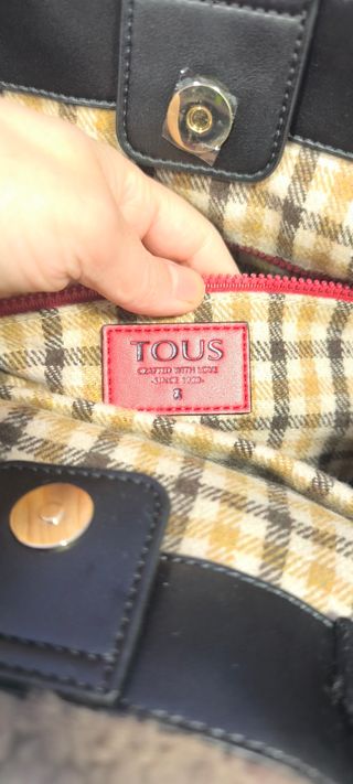 Bolso Tous marrón -  peluche