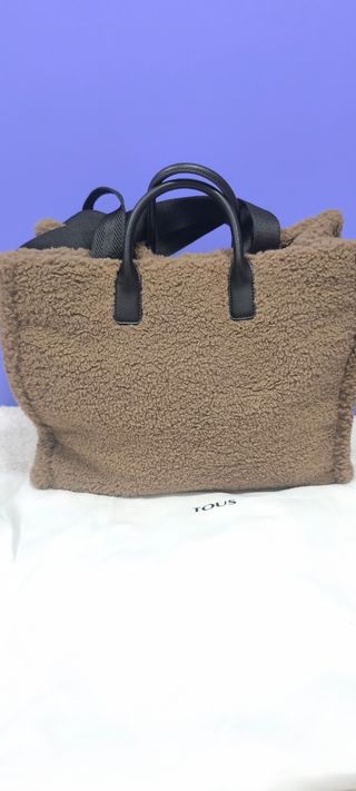 Bolso Tous marrón -  peluche