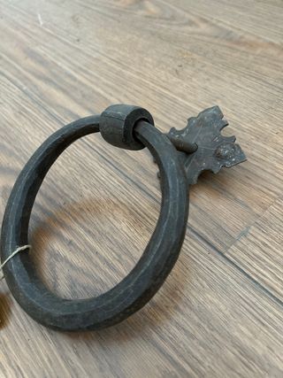 Llamador puerta hierro forja