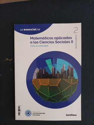 MATEMATICAS APLICADAS A LAS CIENCIAS SOCIALES I...