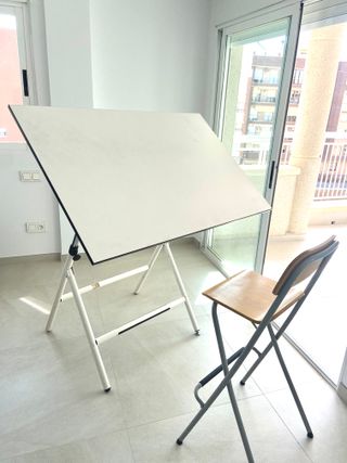 Mesa dibujo arquitecto + taburete