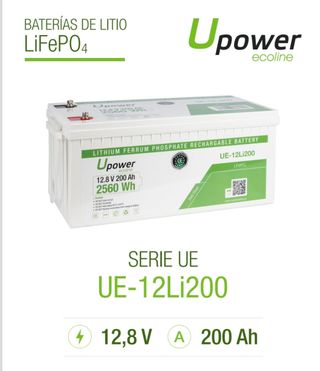 Batería Litio Upower 12,8V 200Ah
