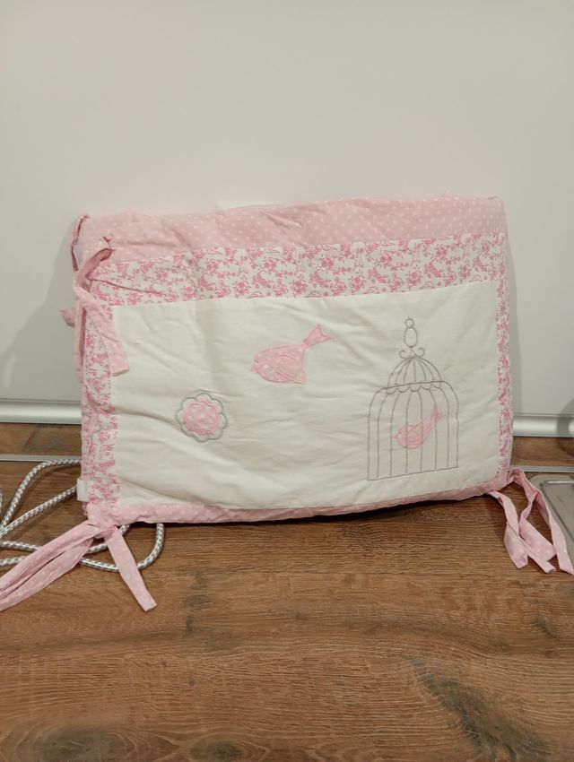 Chichonera cuna bebé - pájaros