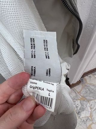 Giacca Uomo Grigia Primavera