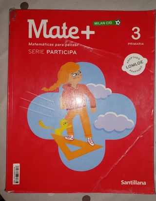 Libros de matemáticas 3° de primaria. Colegio Lar.
