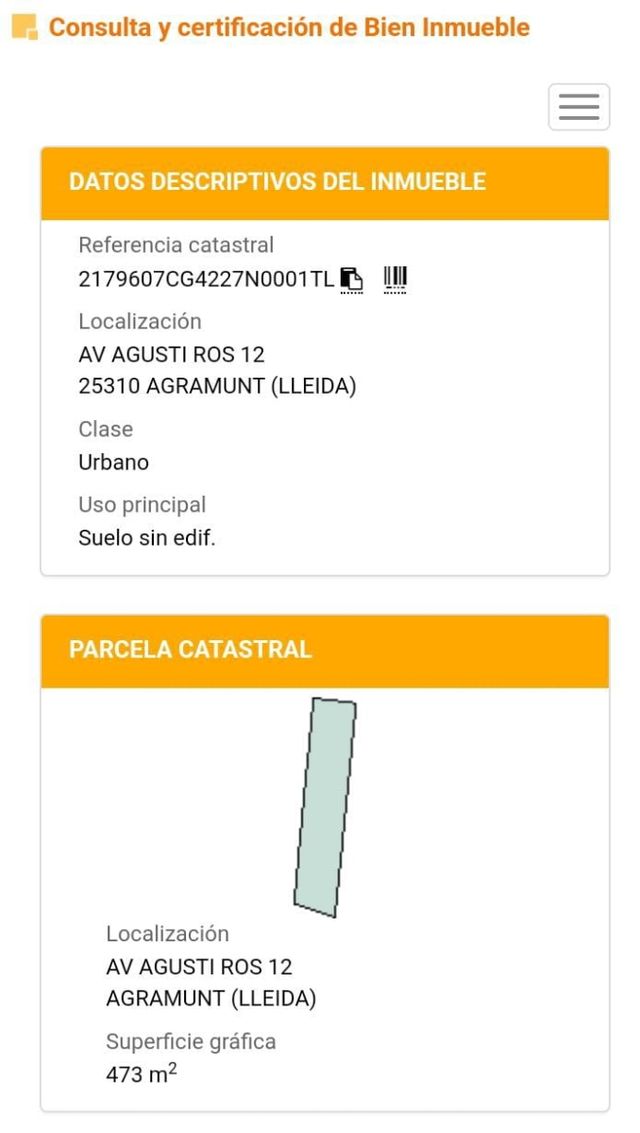 Solar edificable adosadas o pisos - Agramunt