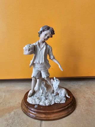 Statua porcellana vintage copia Capodimonte