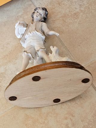 Statua porcellana vintage copia Capodimonte