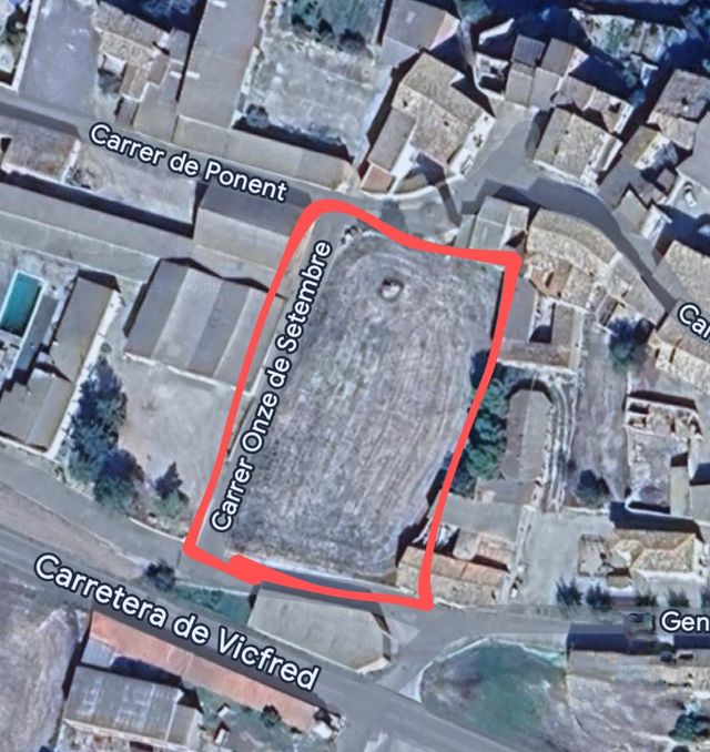 Solar a 6 km de Guissona: para casas adosadas