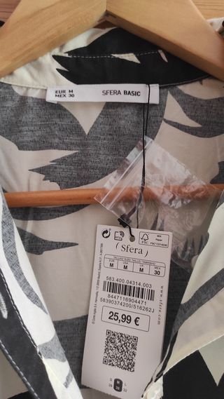 Vestido Sfera estampado M