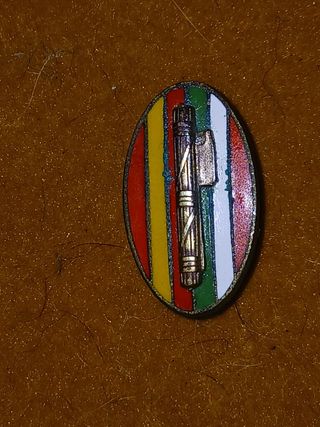 GUERRA CIVIL Insignia militar ESPAÑA ITALIA aliado
