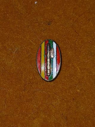 GUERRA CIVIL Insignia militar ESPAÑA ITALIA aliado