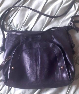 Bolso MATTHIES de piel negro