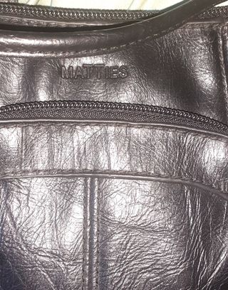 Bolso MATTHIES de piel negro