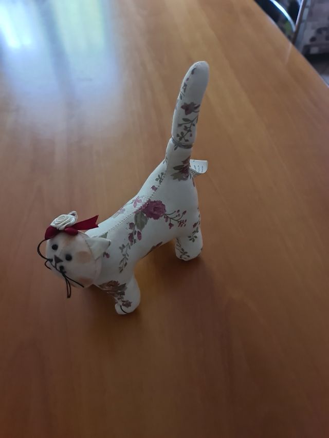 Gatto porta anelli shabby chic