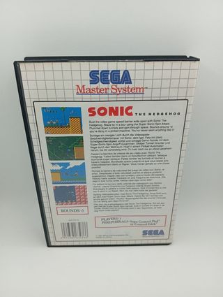 Sonic The Hedgehog Sega Máster System