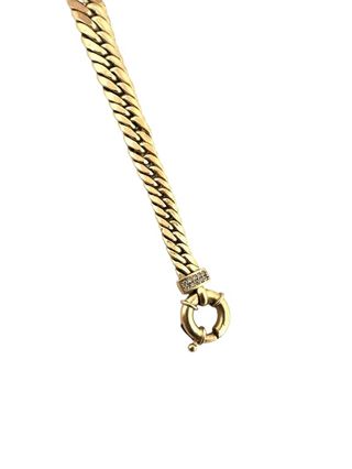 Pulsera oro gourmette