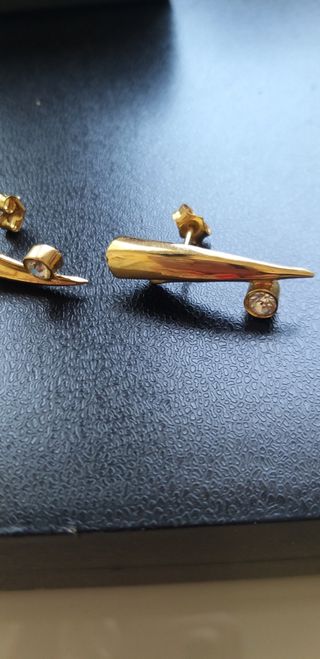 Pendientes antiguos gold filled