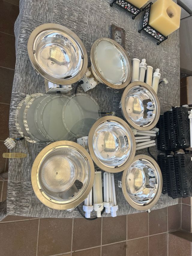 6 Luci da incasso in cucina - Metallo con lampadine