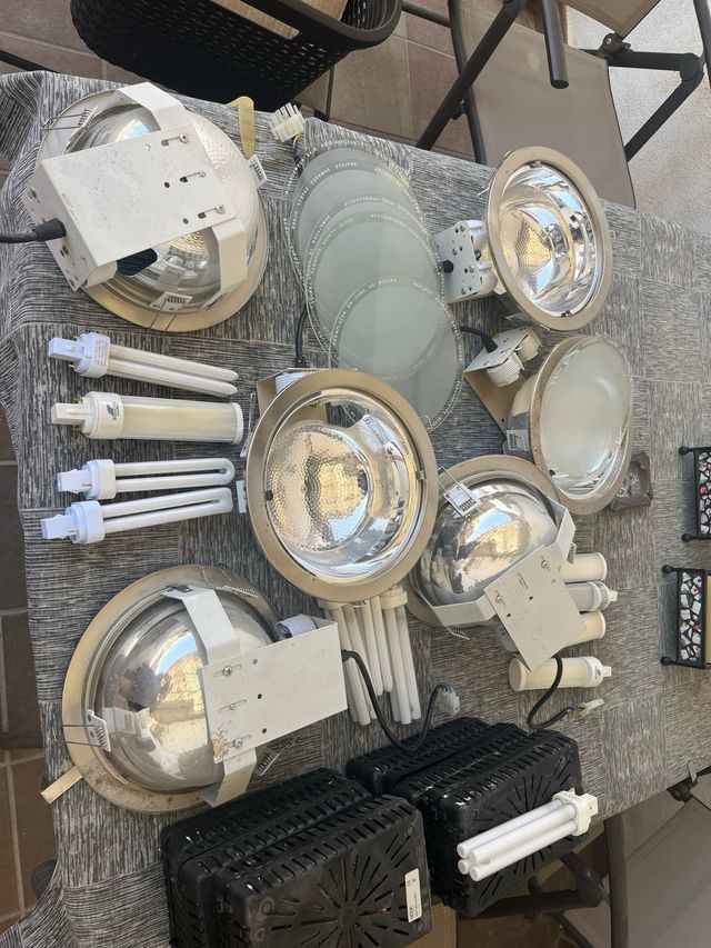 6 Luci da incasso in cucina - Metallo con lampadine