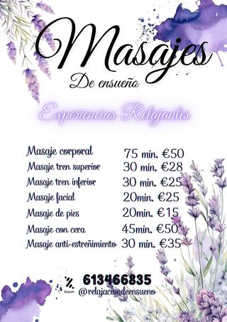 Masajes relajantes