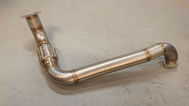 Donwpipe turbo arriba swap patrol bmw