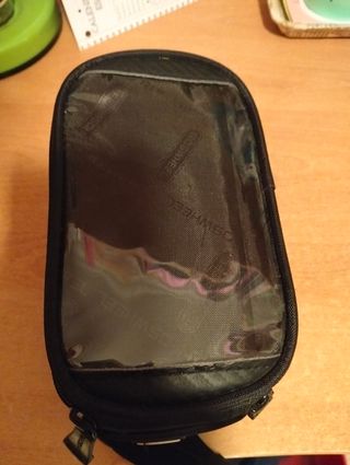Bolsa bici, cuentakm Sigma, gafas