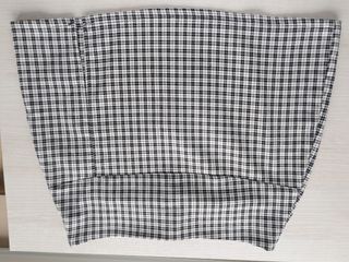 Falda cuadros blanco y negro