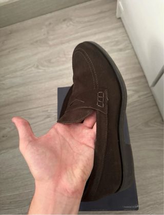 Mocasines ante marrón