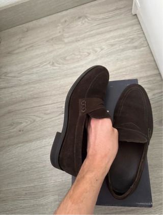 Mocasines ante marrón