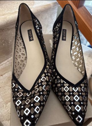 Sandalias planas multicolor plata